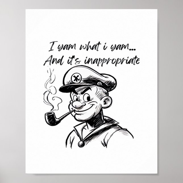Poster Eu Grito O Que Eu Sou E A Lama Clássica Inapropria (Frente)