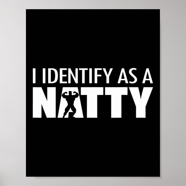 Poster Eu Identifico Como Uma Natureza (Frente)