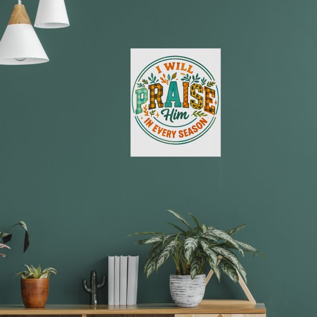 Poster Eu Irei Louvá-Lo... (Sala de Estar 1)