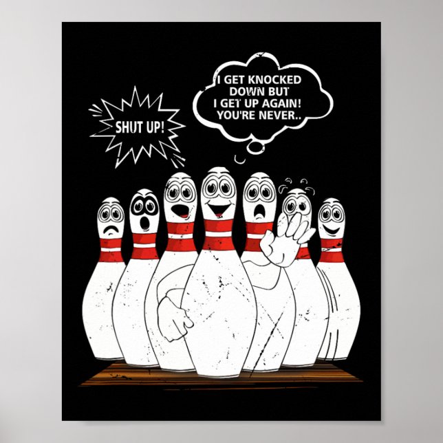 Poster Eu me derrubo, mas eu me levanto de novo. (Frente)