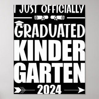 Poster Eu me Formei Oficialmente na Graduação do Jardim d