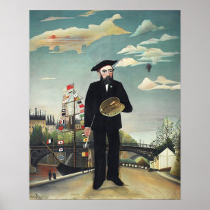 Poster Eu mesmo: Retrato e Paisagem de Henri Rousseau