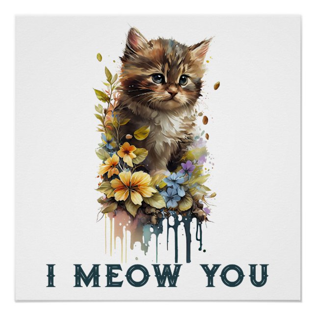 Pôster Eu Miao Você Kitty Poster (Frente)
