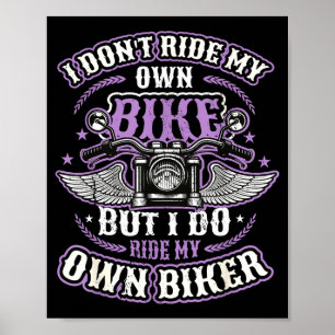 Poster Eu Não Ando de Bicicleta Própria Mas Eu Ando de Mi