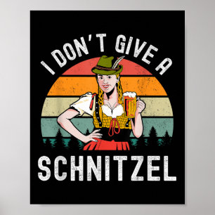 Poster Eu Não Dou Uma Cerveja Schnitzel Um Alemão Engraça