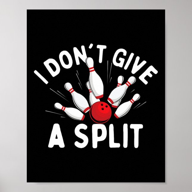 Poster Eu não dou uma separação - Boliche de Bowler (Frente)