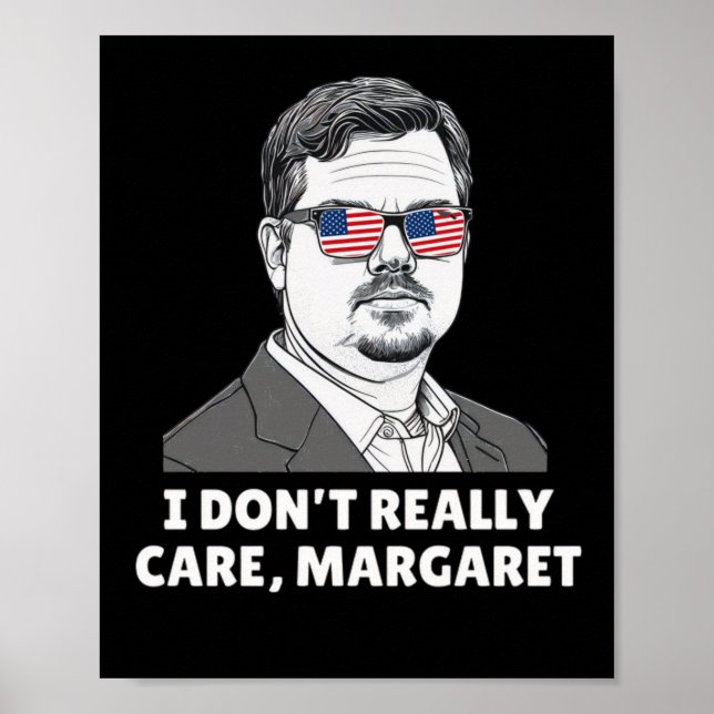 Poster Eu Não Me Importo Com Margaret 2025 (Frente)