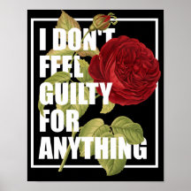 Eu não me sinto culpado por nada