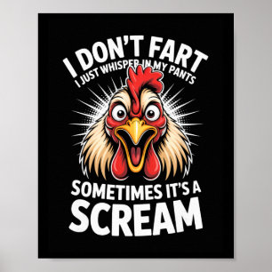 Poster Eu Não Peido Eu Só Sussurro Nas Minhas Calças É Um