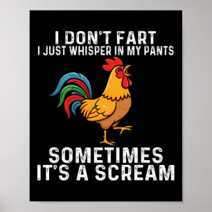 Poster Eu Não Peido Eu Só Sussurro Nas Minhas Calças Fran