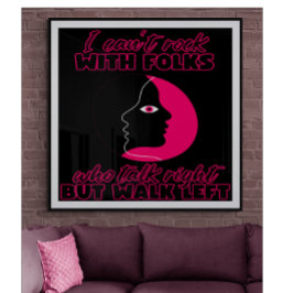 Pôster Eu não posso balançar com as pessoas