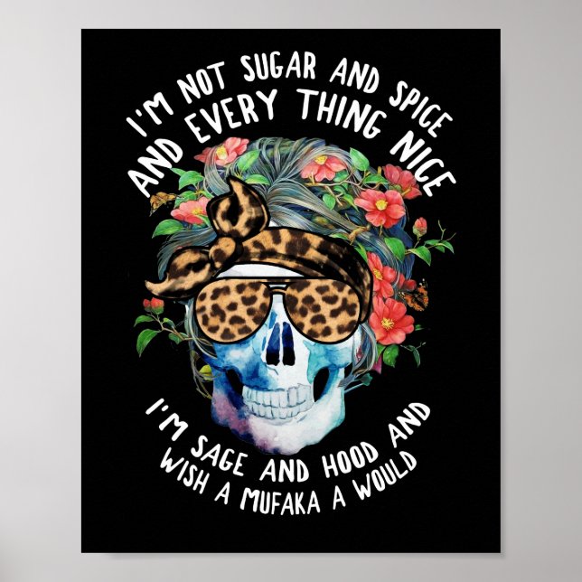 Poster Eu não sou Especiaria de Açúcar e tudo o que é leg (Frente)