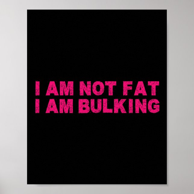 Poster Eu Não Sou Gordo Eu Estou Incomodando Malhação Mon (Frente)