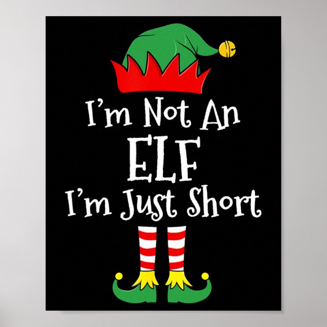 Poster Eu não sou um Elf Eu sou apenas um pequeno jogo de (Frente)
