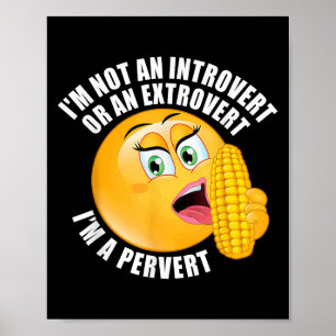 Poster Eu Não Sou Um Introdutor Ou Um Extrovertido Im Um 