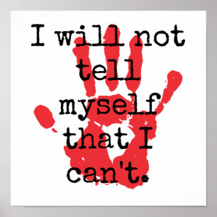 Poster Eu não vou me dizer que não posso - Inspiração