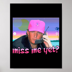 Poster Eu, No Entanto, Donald Trump 2024, Segurando Chama