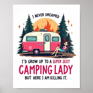 Poster Eu Nunca Sonhei Super Y Camping Senhora Matando Is