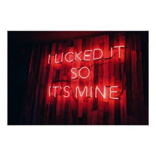 Pôster Eu O Licenciei E É O Meu