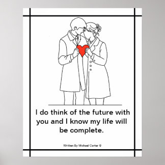 Poster Eu penso no futuro com você__Poster