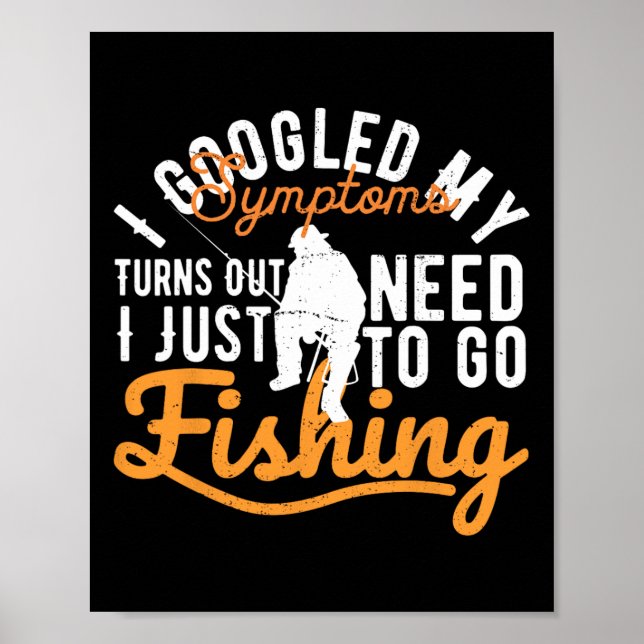 Poster Eu Pesquisei Meus Sintomas Acontece Que Eu Só Prec (Frente)