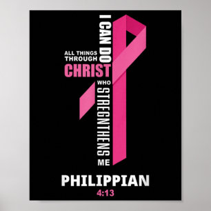 Poster Eu Posso Fazer Tudo Através Do Cancer De Mama Cris