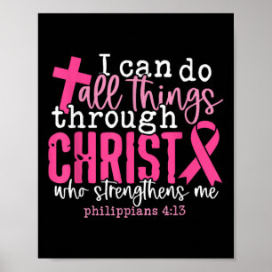 Poster Eu Posso Fazer Tudo Através Do Cancer De Mama Cris