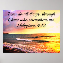 POSTER EU POSSO FAZER TUDO ATRAVÉS DO CRISTO QUE VOCÊ REF