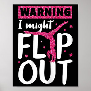 Poster Eu Posso Ficar Louco Camiseta Divertida de Ginásti