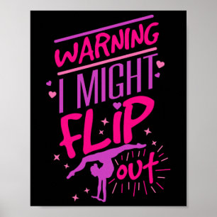 Poster Eu Posso Ficar Louco Ginástica Divertida Academia