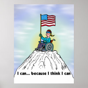 Poster Eu posso porque eu penso que eu posso