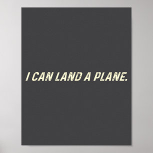 Poster Eu Posso Pousar Um Avião