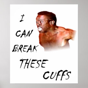 Poster Eu posso quebrar estes punhos