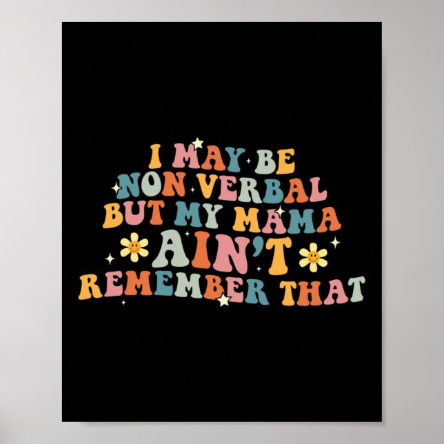 Poster Eu Posso Ser Uma Mulher De Sensibilização Não Verb (Frente)