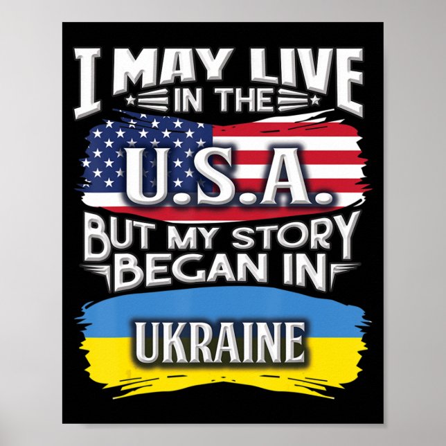 Poster Eu Posso Viver Nos EUA Mas Minha História Começou  (Frente)