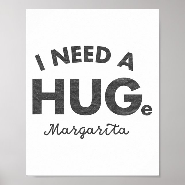 Poster Eu Preciso De Uma Margarita Imensa Camisa Cinco De (Frente)