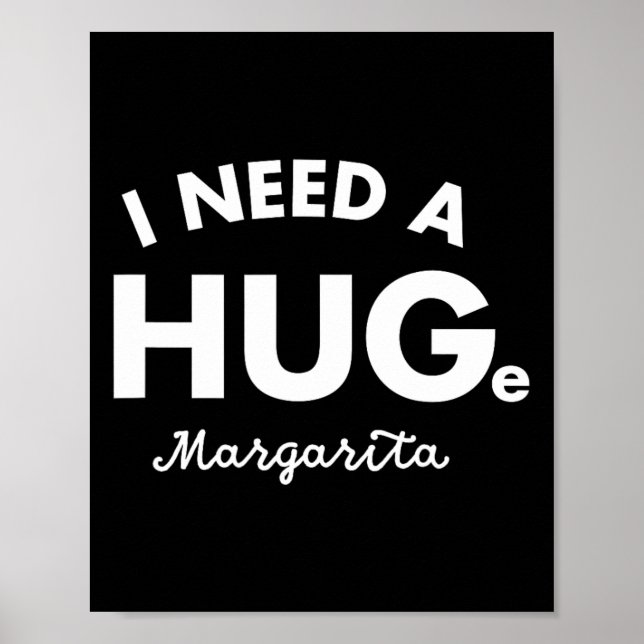 Poster Eu Preciso De Uma Margarita Imensa Camisa Cinco De (Frente)