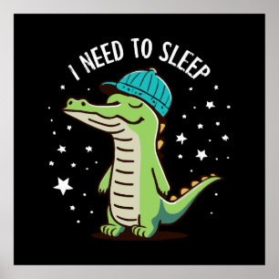 Poster eu preciso dormir