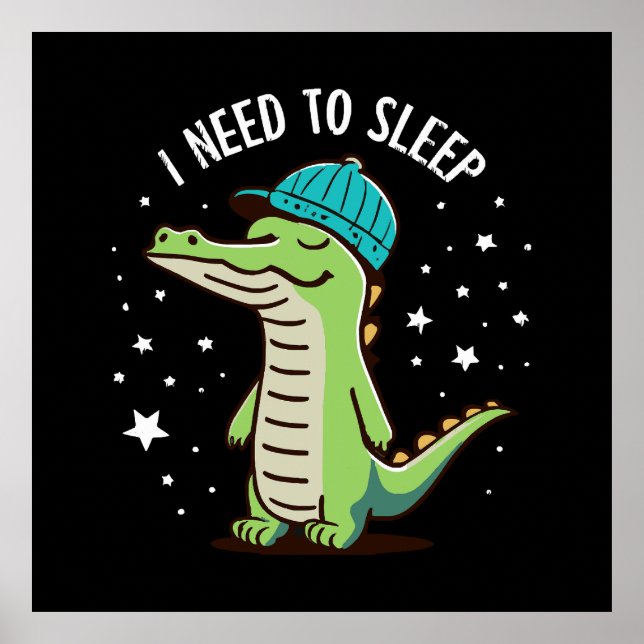 Poster eu preciso dormir (Frente)