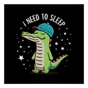 Pôster eu preciso dormir