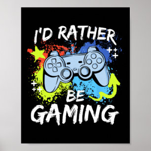 Poster Eu Preferencialmente Jogaria Jogo Engraçado Sayin