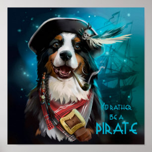 Poster Eu preferencialmente ser um pirata