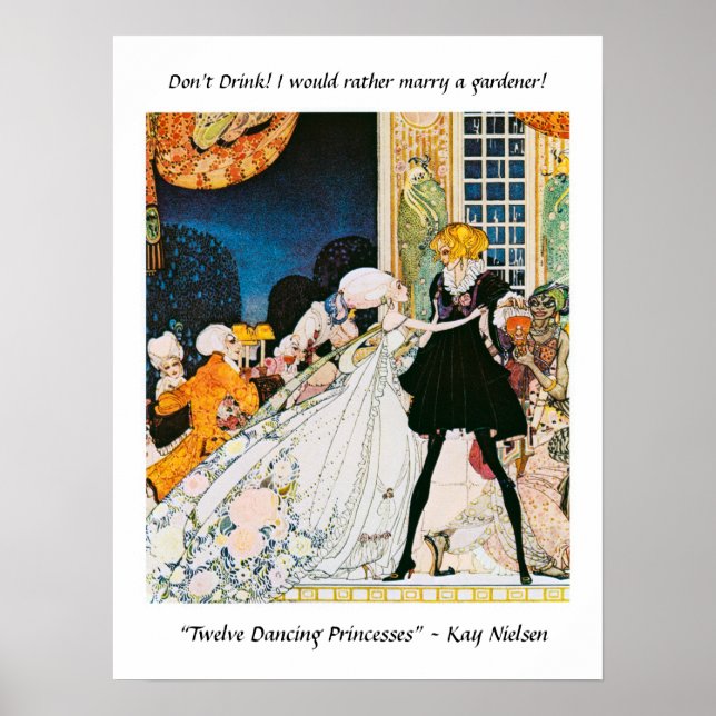 Poster Eu preferencialmente um jardineiro! Kay Nielsen (Frente)