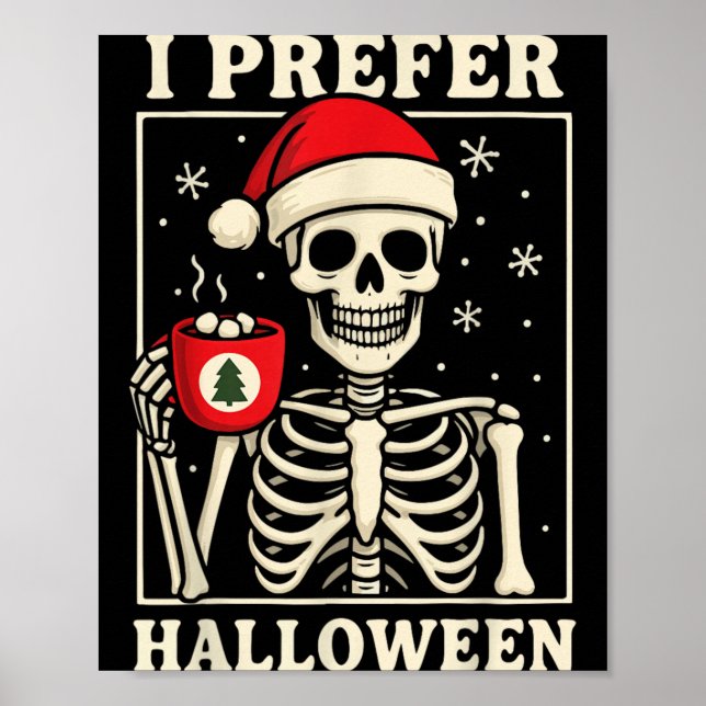 Poster Eu Prefiro o Halloween (Frente)