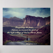 Eu pressiono em direção ao gol Philippians 3:14 Bí