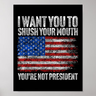 Poster Eu Quero Que Você Escove Sua Boca Engraçada