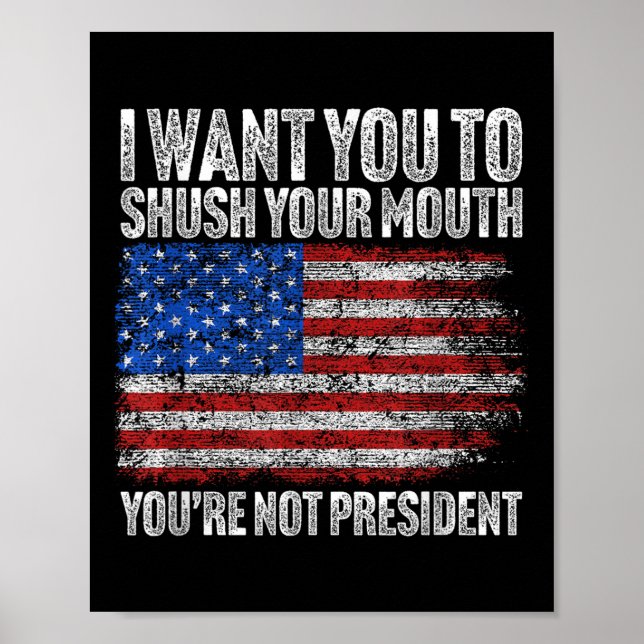 Poster Eu Quero Que Você Escove Sua Boca Engraçada (Frente)