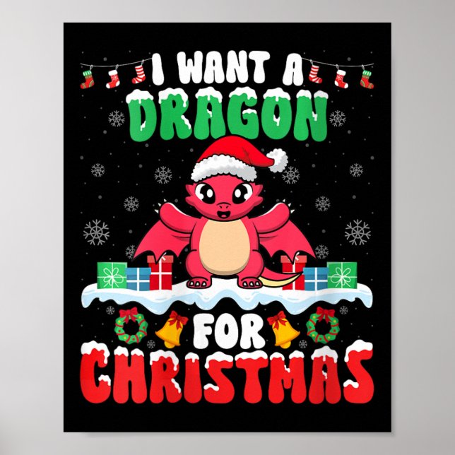 Poster Eu Quero Um Dragão Para O Natal - Papais noeis Do  (Frente)