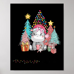 Poster Eu Quero Um Hippopotamus Para O Natal Hippo Xmas 1