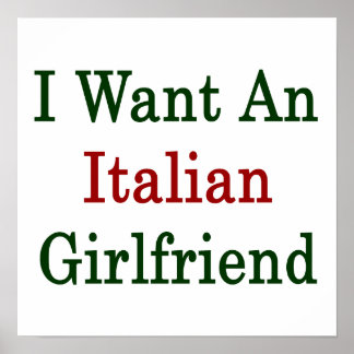Poster Eu Quero Um Namorada Italiano
